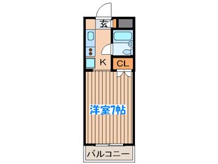 バウ　銀杏町の物件間取画像